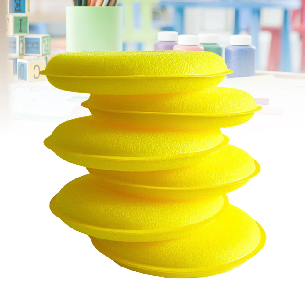 

12pcs Waxing Polish Sponge Applicator Pads for Vehicle Glass (Yellow)