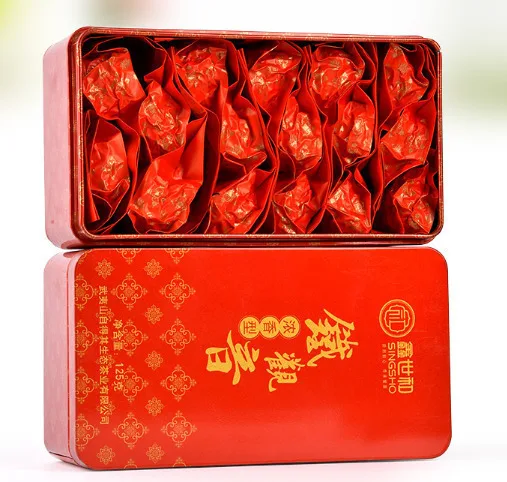 Чай Anxi Tieguanyin в пакетиках, чай улун, китайский зеленый чай Tie guan yin, китайский освежающий чай для похудения