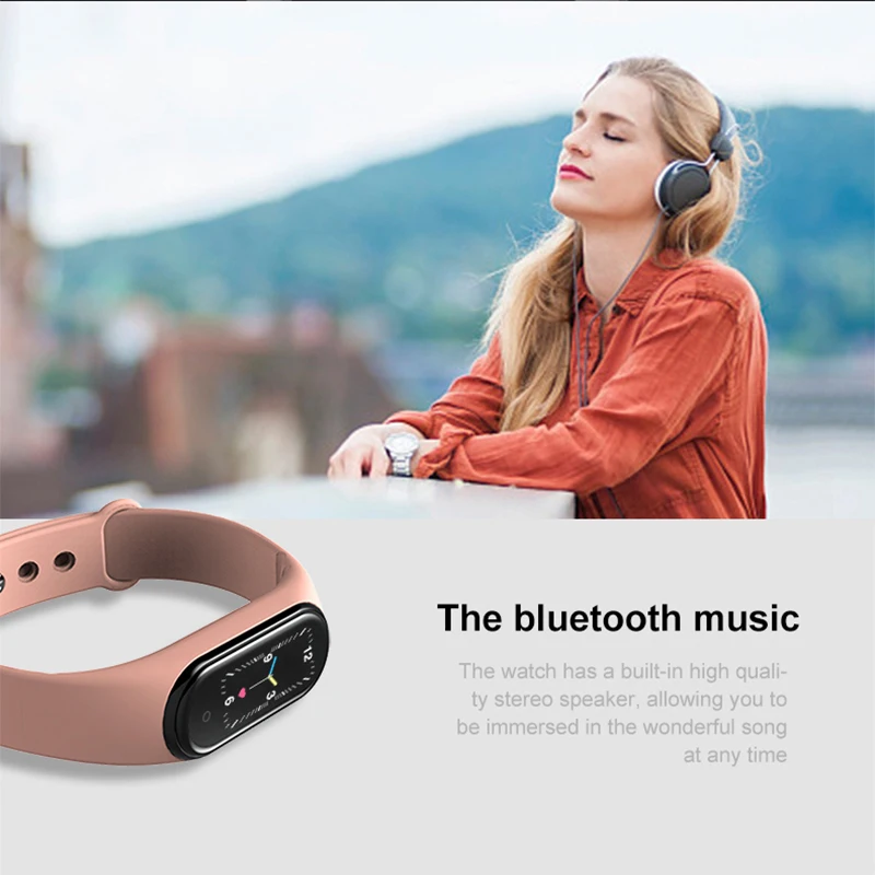 

M5 Fitness Tracker Smartbracelet Multi Function Smartwatch Call Phone Message Push Watch Heart Rate Blood Pressure Monitor reloj