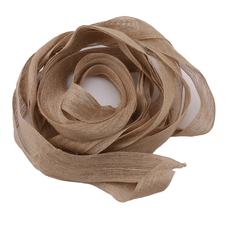 Новое поступление 10 м/рулон льняная лента натуральная винтажная сделай сам