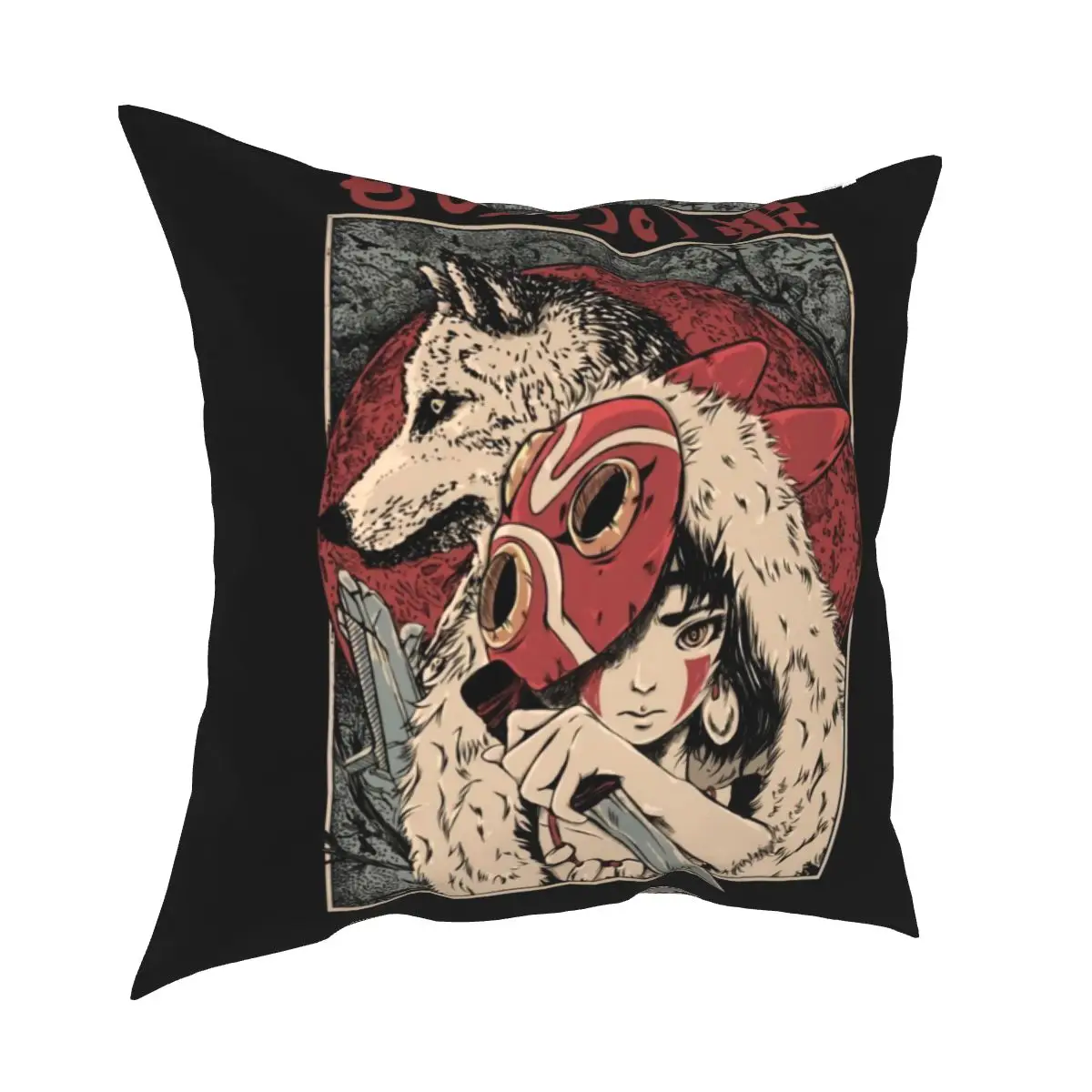 

Наволочки для подушек "вдали от Принцессы", наволочки для подушек в комнату ghilii Mononoke из японского аниме, наволочки Миядзаки, искусственные 45*...