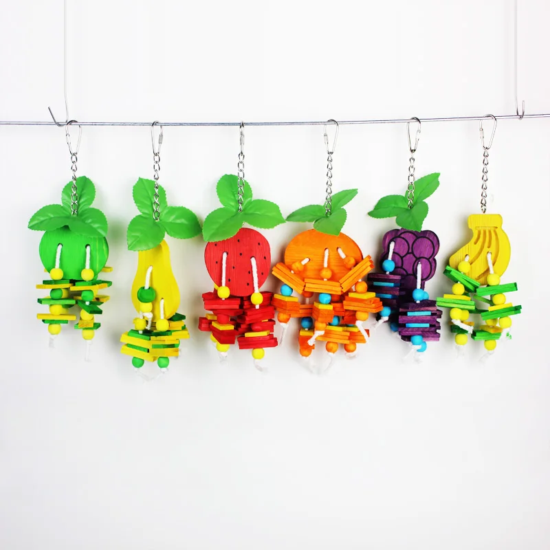 Игрушечная птица жевательная игрушка для питомцев попугаев попугая красочные