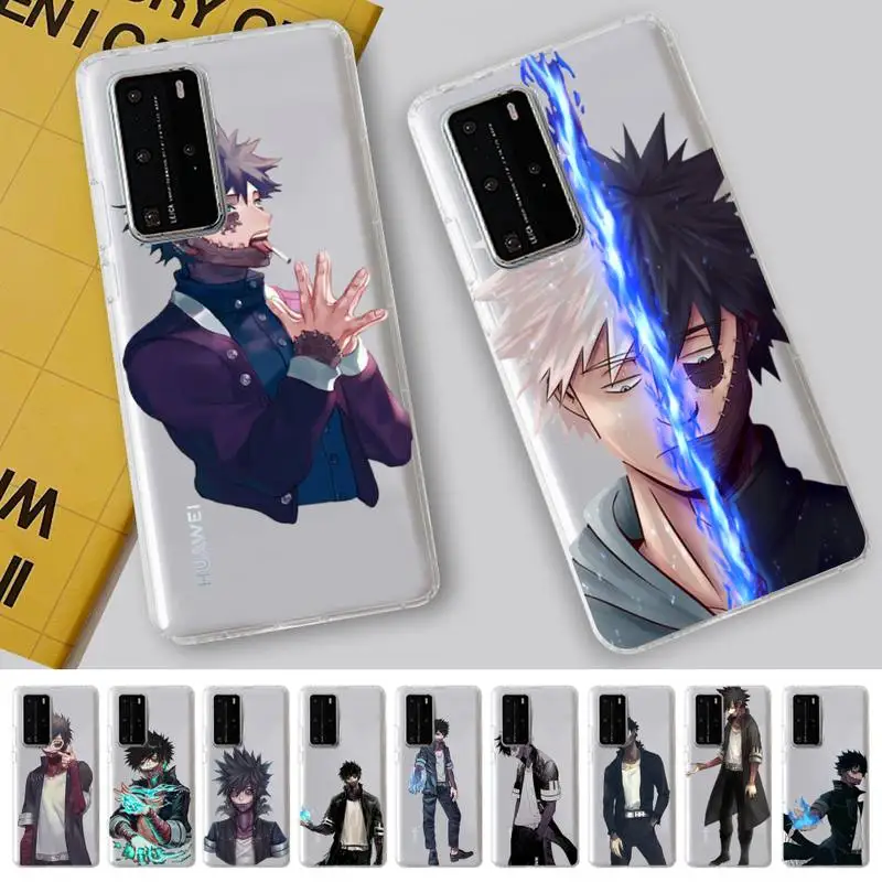 

TOPLBPCS Dabi Boku no My Hero Academia Phone Case For Huawei P20 30 pro lite Psmart 2019 Y5 6 7 Honor 8 10 i lite Mate 20lite