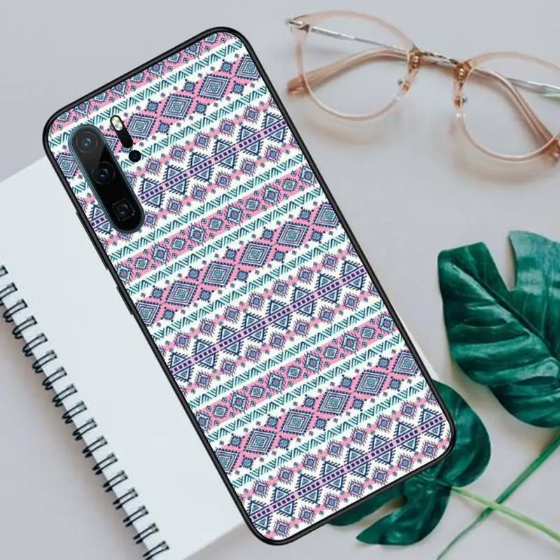 

Vintage Indian Floral Henna Mandala Phone Case For Huawei P40 P20 P30 lite Pro P Smart 2019 Mate 40 20 10 Lite Pro Nova 5t
