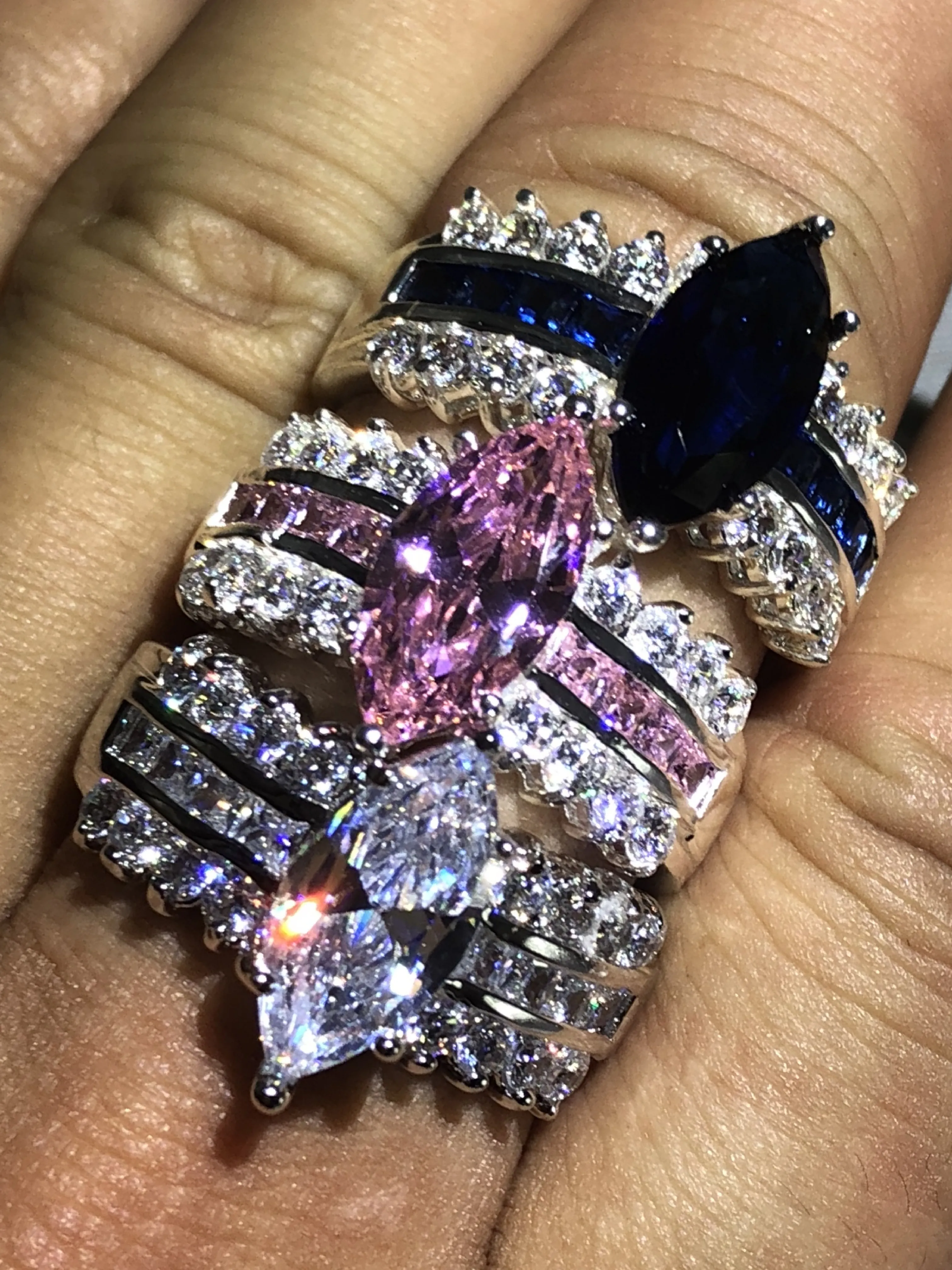 Женское кольцо из серебра 925 пробы с имитацией бриллианта 3 карата|ring for|ring for salerings