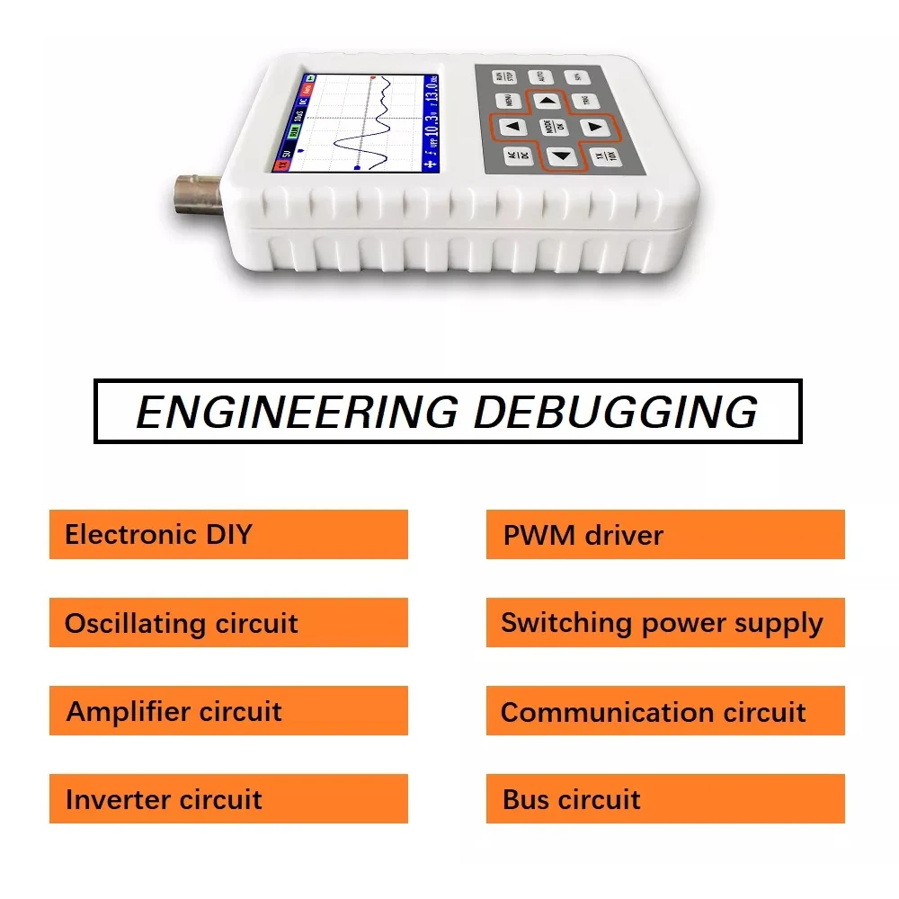 Цифровой осциллограф DIY мини с 1 Кнопкой автоматический измеряемый сигнал может