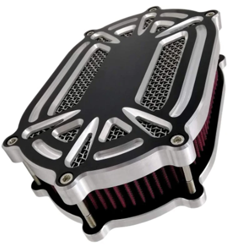 Воздухозаборный фильтр для мотоцикла комплект резки Cnc Harley XL Sportster 883 Softail Dyna Touring