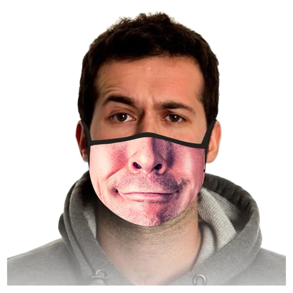 Забавные Маски стильная маска для улицы моющаяся безопасная многоразовая лица