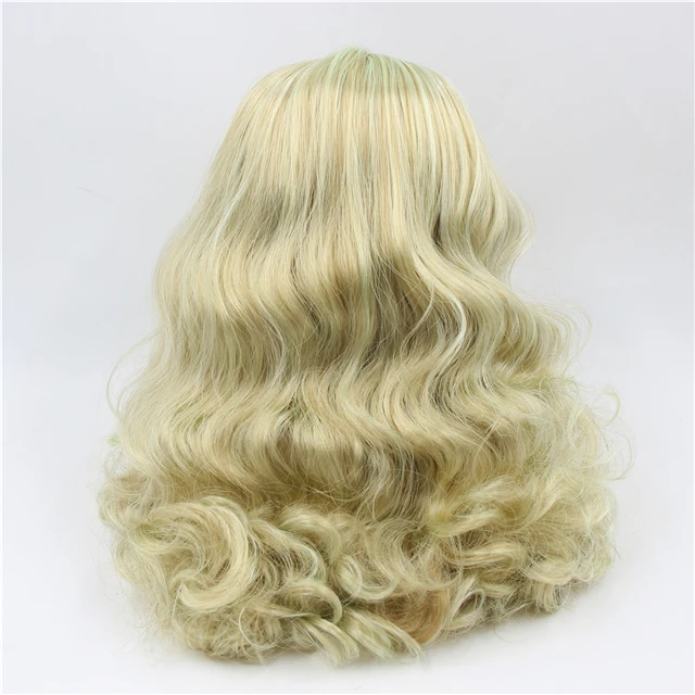 bl9400400 Blyth кукла ледяные волосы RBL головы купол парик 1/6 игрушка с или без челки для DIY пользовательские куклы - Цвет: bl9400400