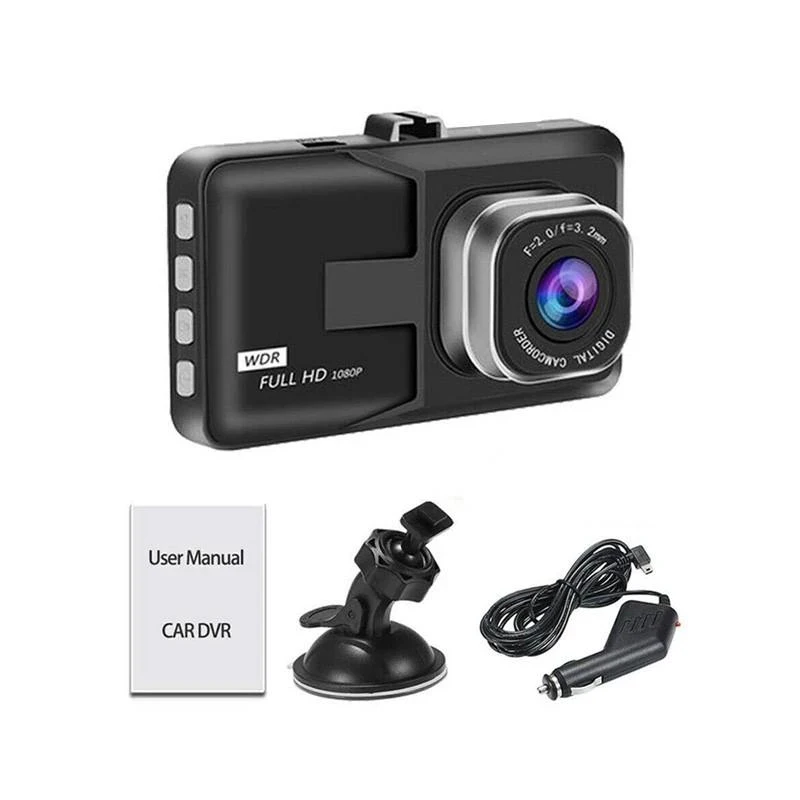

Full HD 1080P Dash Cam Video Recorder Rijden Voor Auto Dvr Camera 3 "Cyclus Opname Night Groothoek Dashcam Video Griffier