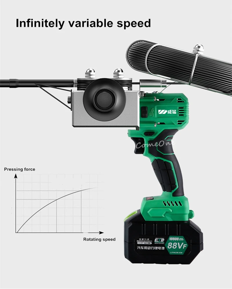 NEW CXJ 88VF 10000MAN Electrician Stringing Machine Fully Automatic Wall Lead Wire Electric Charging Threading Machine 40m/min