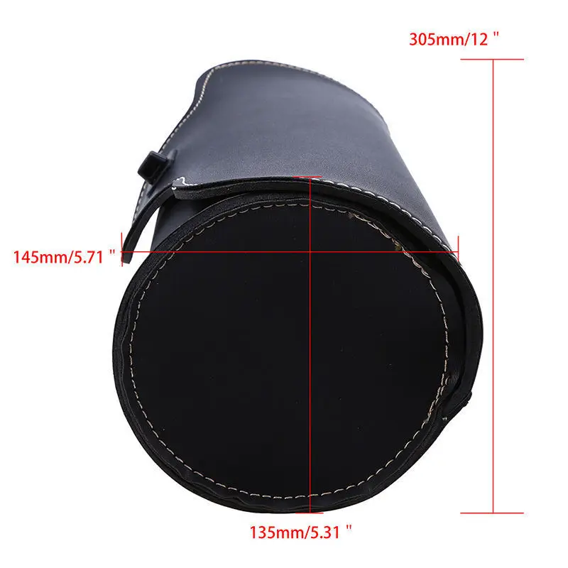 Мотоциклетная черная полиуретановая сумка для инструментов багажа скутера