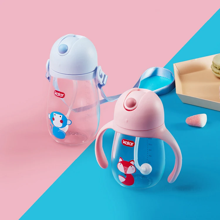 XIAOMI MIJIA Kalar Обучающие стаканчики для воды 210 мл и 300 мл емкость чашка для Сиппи герметичная для детей путешествия outings детский чайник