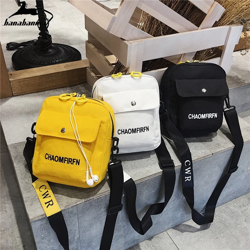 Женская Холщовая Сумка через плечо однотонная Повседневная тоут на молнии для