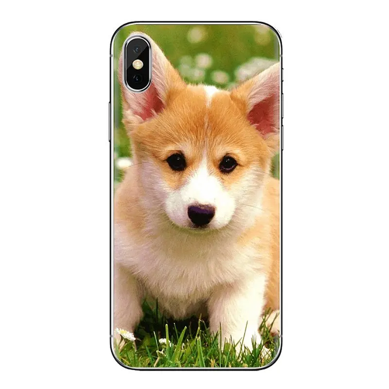 For Huawei G7 G8 P7 P8 P9 Lite Honor 4C 5X 5C 6X Mate 7 8 9 Y3 Y5 Y6 II 2 Pro 2017 Pembroke Welsh Corgi Dog puppy TPU Case Cover |