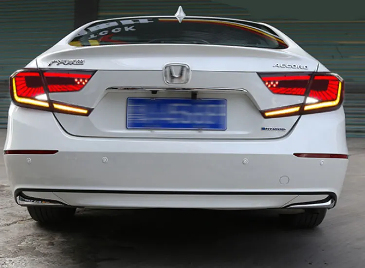 4 шт. автомобильный Стайлинг для Honda Accord задний светильник s- для Accord светодиодный задний фонарь+ сигнал поворота+ тормоз+ задний светодиодный светильник