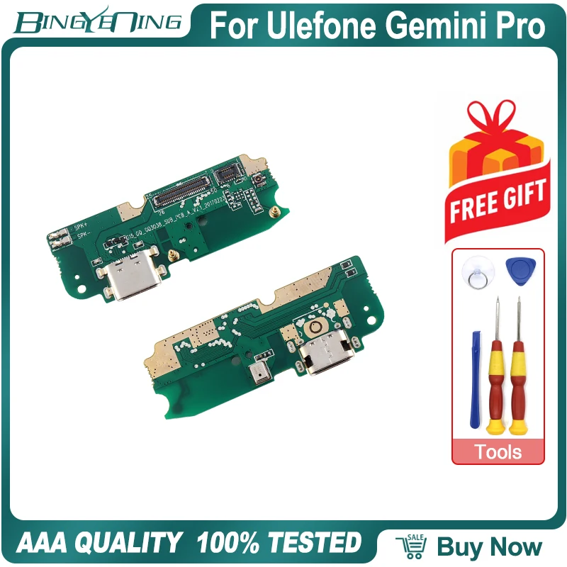 100% Новый оригинальный USB плата с зарядным портом модуль usb разъем для Ulefone Gemini Pro