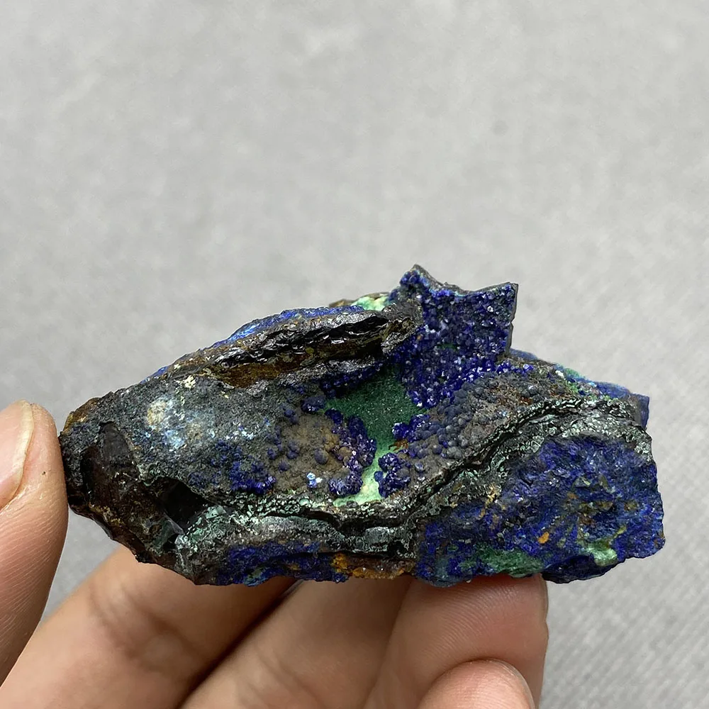 

Natural azurite mineral cristal espcime da provncia de anhui, china
