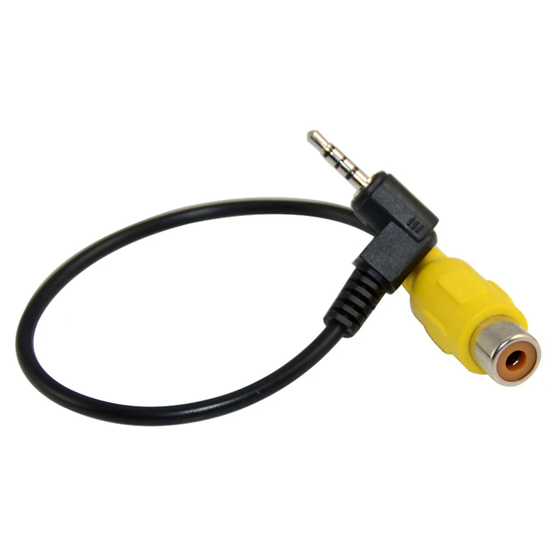 AAAE Top-2pcs 2 5 мм стерео штекер RCA Женский Кабель-адаптер для Видеорегистраторы