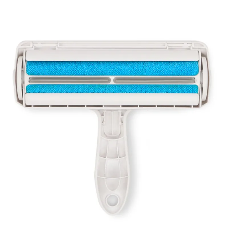 

2-Way Pet Hair Remover Roller Removing Dog Cat Hair From Furniture Self-cleaning Lint Pet Hair Remover One Hand Operate