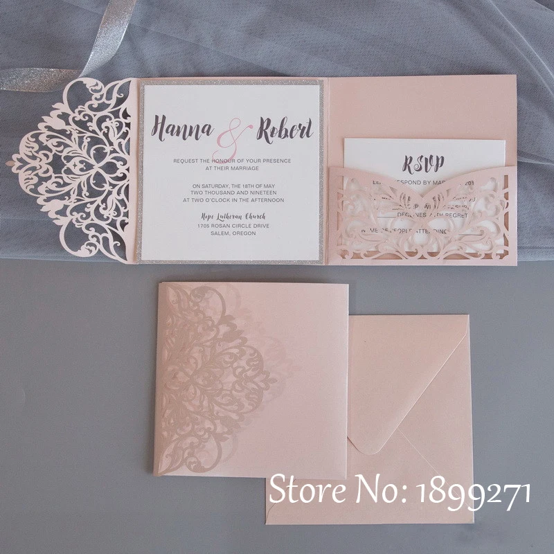 1 шт. свадебные пригласительные открытки приглашения на свадьбу|Открытки и