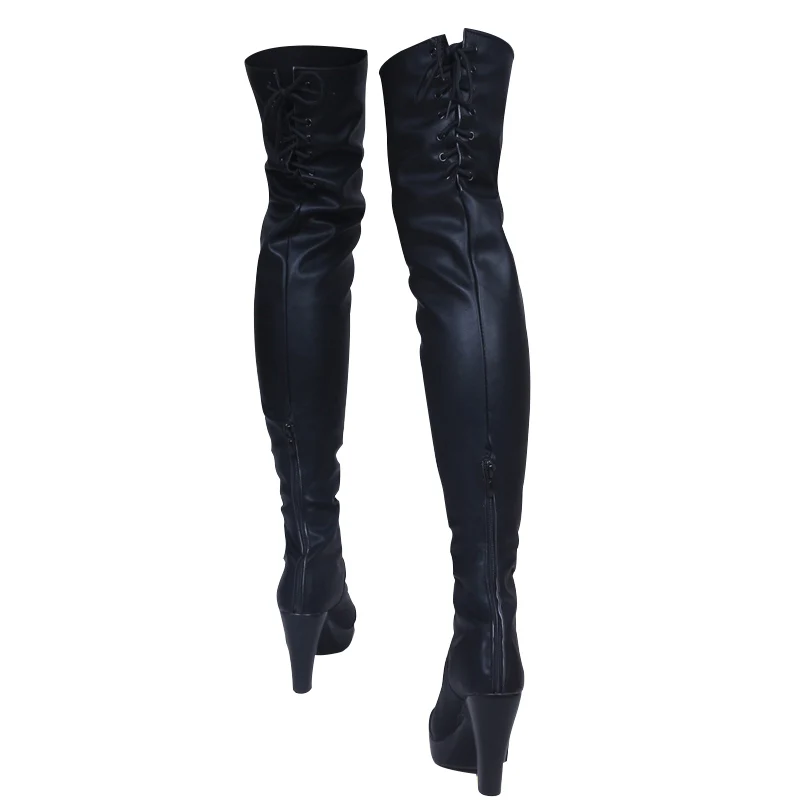 

Hot Game NieR:Automata Cosplay Shoes Role YoRHa No.2 Type B High Heeled Long Boots Leather Shoes