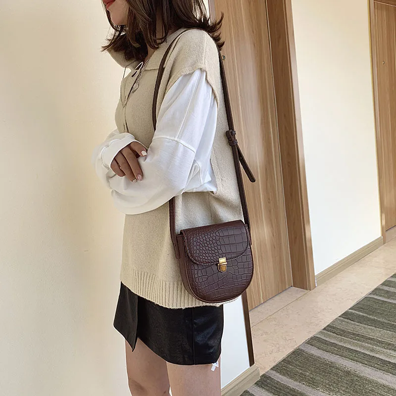 BXX Sac / 2019 Fashion Autumn Winter Luxury Women's Handbags Designer Joker Crocodile Pattern Shoulder Crossbody Bag 19K-a63 |