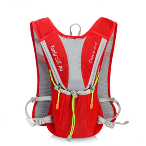 only red backpack 10L, женская и мужская сумка, марафон, гидратационный жилет, упаковка для 2л, сумка для воды, для велоспорта, пешего туризма, сумка для спорта на открытом воздухе, рюкзак для бега - Цвет: only red backpack