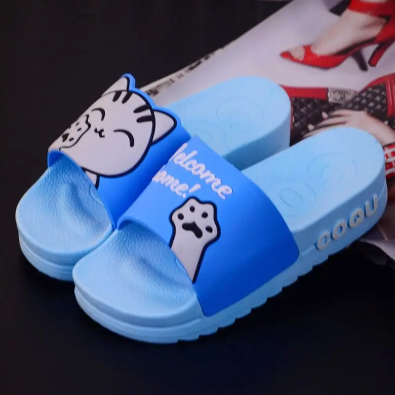 Женские сандалии и шлепанцы милые домашние тапочки в Корейском стиле