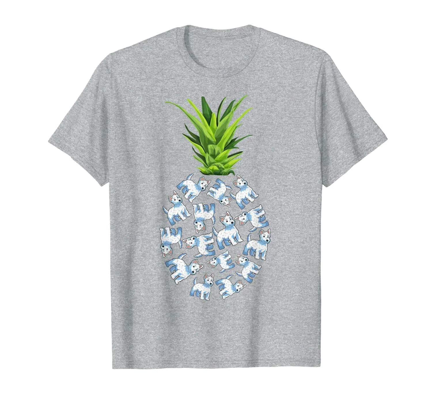 

Pineapple Westie T-shirt Summer Shirt Birthday Gift