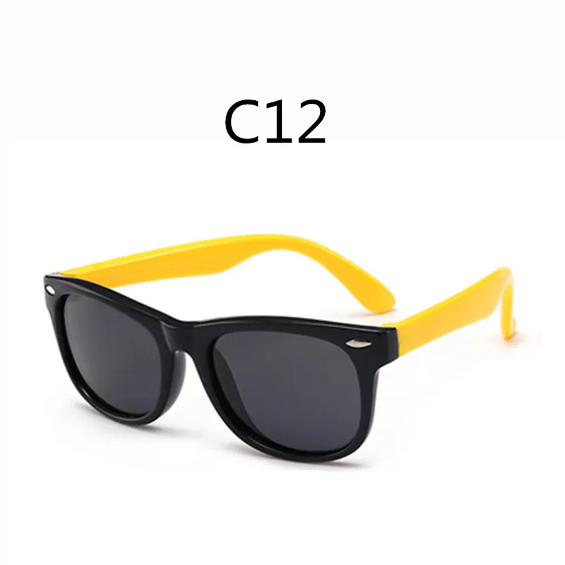 ZSS0081C12 AIMISUV, новинка, Поляризованные детские солнцезащитные очки для девочек, модные солнцезащитные очки для мальчиков, UV400, детские солнцезащитные очки - Цвет линз: ZSS0081C12
