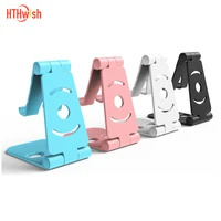 portable phone holder desktop mobile stand for tablet cell phone universal plastic foldable desk phone stand for iphone andorid