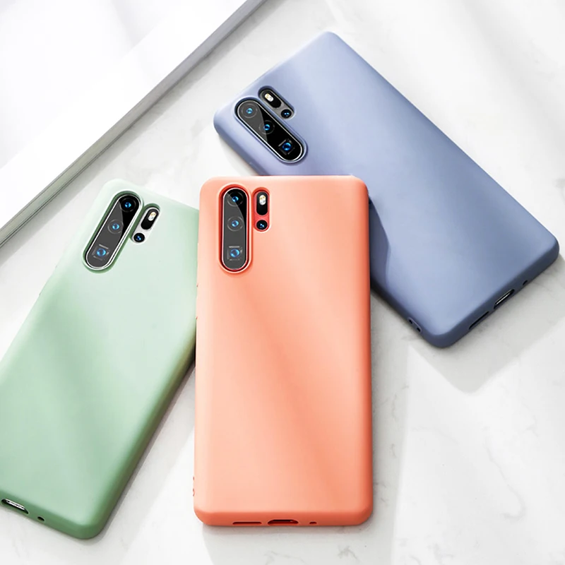 Роскошный мягкий силиконовый чехол для Huawei P40 P20 Pro P30 Lite Mate 20 Mate20 P30Pro Nova 5T Honor