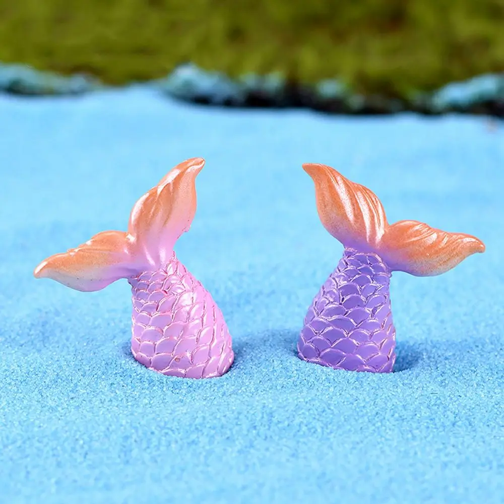 

1Pcs Cartoon Cute Mermaid Cake Topper Fairy Garden Castle Model Craft Bonsai Decor Miniatures Hom Decorations