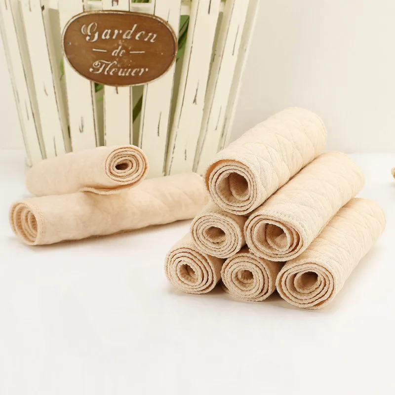 Детские натуральные цветные хлопковые три газовые подгузники для