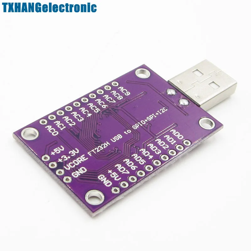 Высокоскоростной Многофункциональный USB к JTAG UART/FIFO SPI/I2C Модуль CJMCU FT232H |