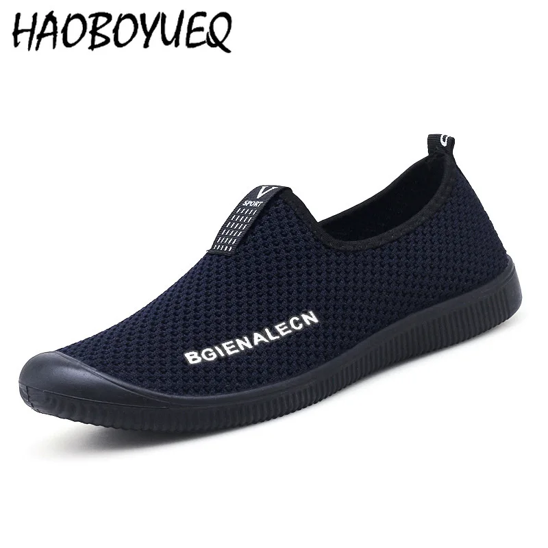 

Têni Masculino Men's Casual Shoes Autumn Style Mesh Flat Loafers Slip-on Walking Footwear Mocasines Hombre Zapatos Planos Лоферы