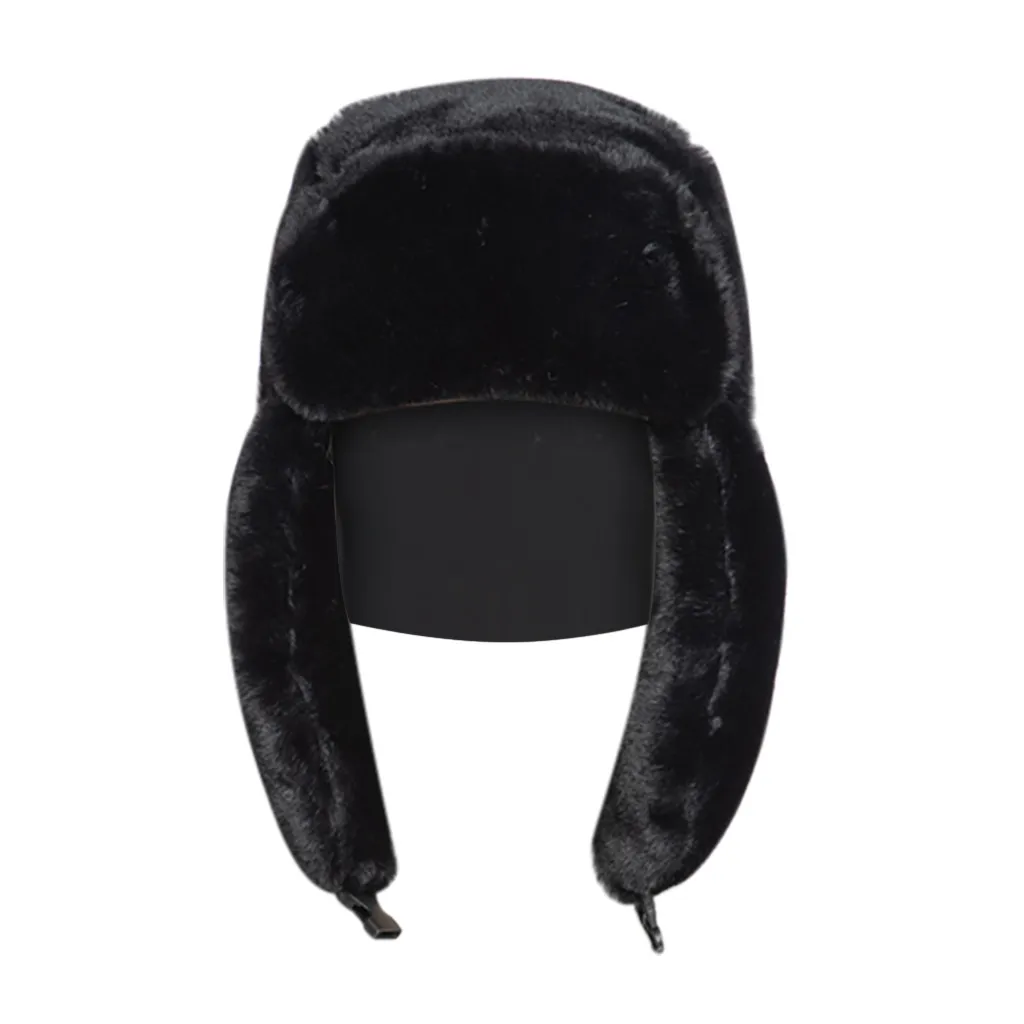 Женские зимние плюшевые толстые sombrero mujer защитные наушники толстые теплые плюшевые меховые шапки Повседневная Уличная одежда touca de inverno