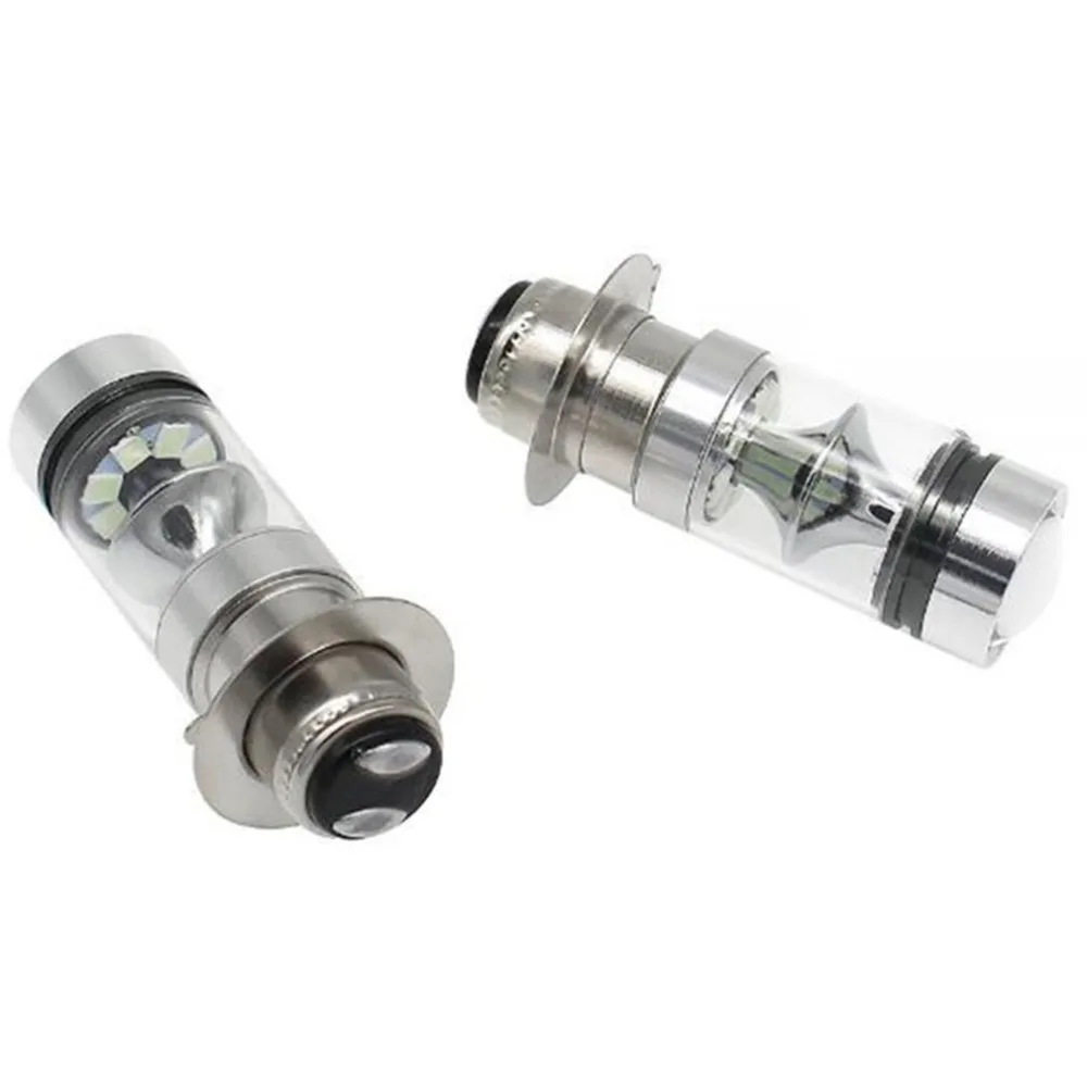 Новая мотоциклетная светодиодная Модифицированная фара s H6 PX15D 100 Вт 20SMD 8000K