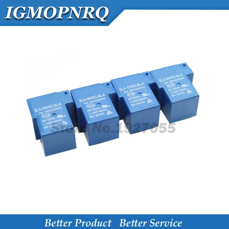 2 шт. мощность SLA-05VDC-SL-A SLA-12VDC-SL-A SLA-24VDC-SL-A SLA-48VDC-SL-A 5 в 12 В 24 48 30 А 5-контактный T90 |
