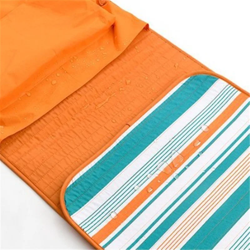 

Outdoor Portable Beach Chair High Quality Foldable Waterproof Adjustable Backrest Lunch Break Fishing Recliner Camping Beach Mat