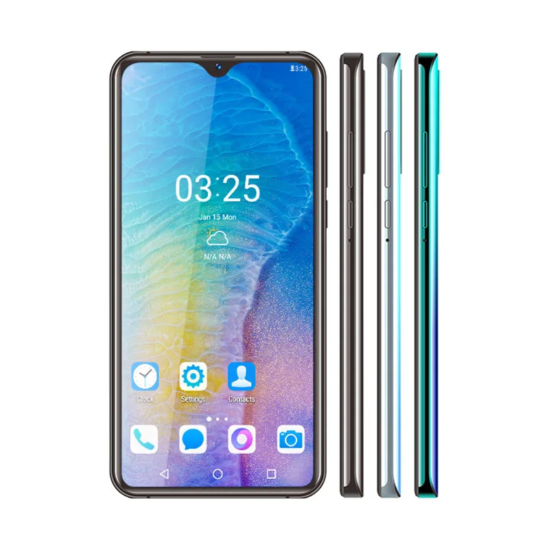 Смартфон UNIWA P30 Pro 4G 4 ядра Android 6 0 две SIM-карты 26 дюйма Waterdrop полный экран 3000 мАч