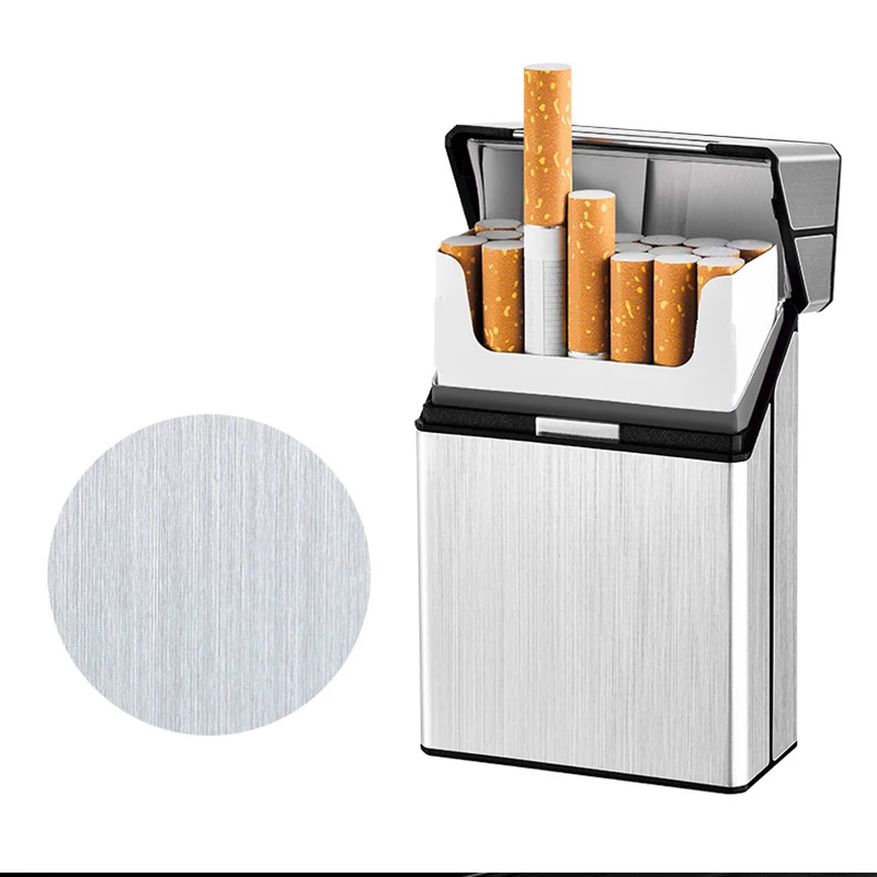 

Aluminum Metal Cigarette Box 20Pcs Waterproof Moisture-proof and Pressure-proof Pitilleras Mujer Pitilleras Para 20 Cigarrillos