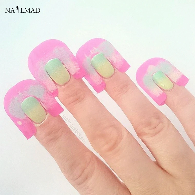 26 шт./компл. пластиковые формы для ногтей инструменты полировки многоразовые