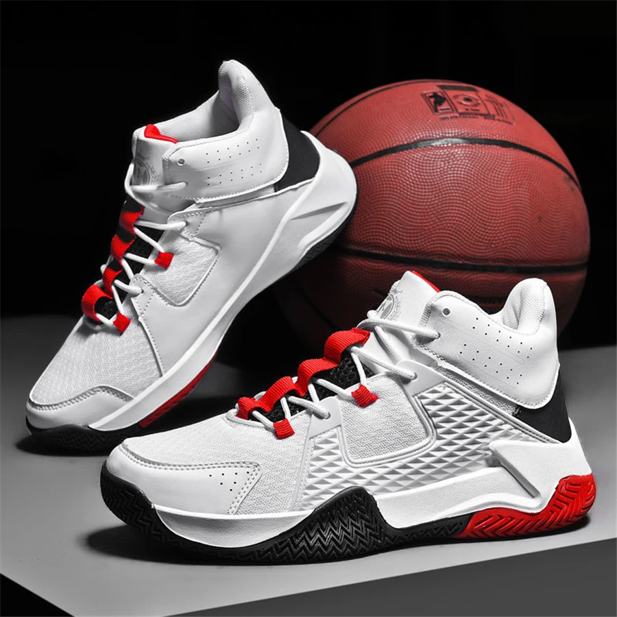 

2021 New Men Basketball Shoes Jordans Air Cushion Basketball Sneakers Anti-skid Breathable Student Sports Shoes Basketball Boots