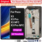 Оригинальный дисплей для Xiaomi Poco X3 Pro, сменный сенсорный ЖК-экран для Xiaomi Poco X3 NFC, дисплей протестирован без битых пикселей