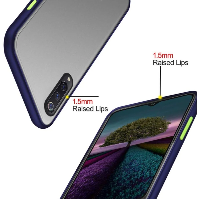 Case For Xiaomi MI 9 Lite 9T K20 Pro Matte Transparent Silicone Shockproof Armor Cover A3 CC9 |