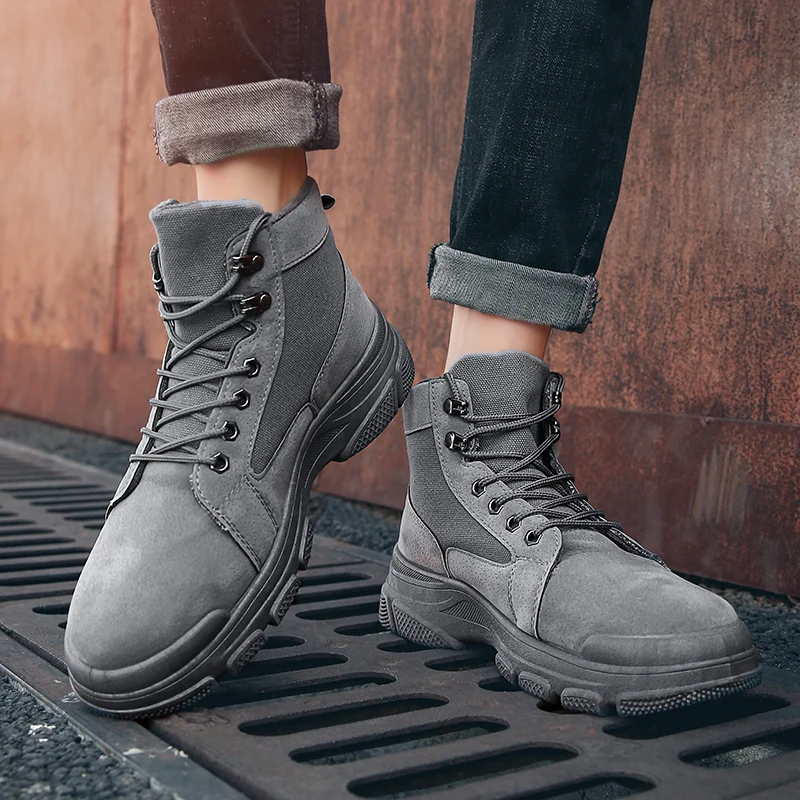 

Mens Dress Boots Casual Shoes Boots Men Sapatos Man Men's Fashion Causal For Boty Sports Leather Leisure