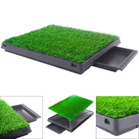 Dog Potty Home Training Toilet Pad Grass Pet Loo Tray Portable Indoor Outdoor Dogs Cats Potty Litter Box Park Mat Pet Toilet