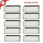 10 шт Губка + 10 шт фильтры для ILIFE робот для очистки Замена для chuwi ilife A4 A4S A6 робот пылесос hepa фильтр